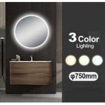 TSI 750mm Round LED Mirror Rimless